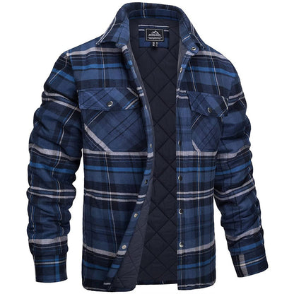 Darius | Herren Holzfällerjacke im karierten Design 0
