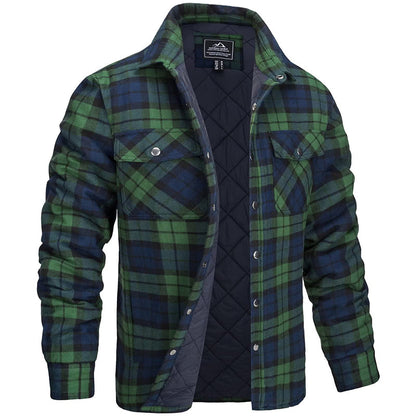 Darius | Herren Holzfällerjacke im karierten Design 1