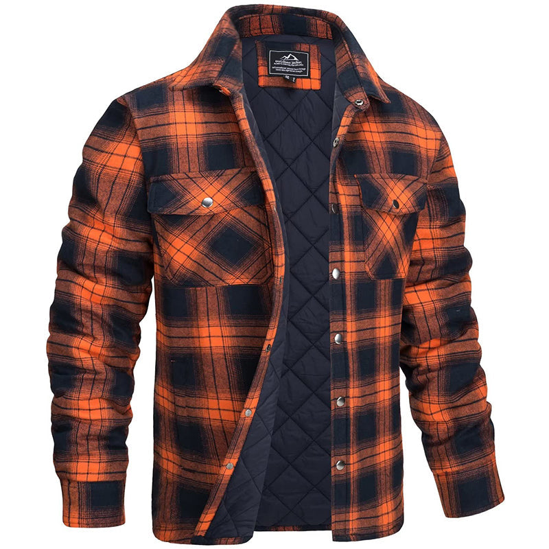 Darius | Herren Holzfällerjacke im karierten Design 2