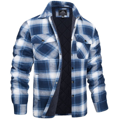 Darius | Herren Holzfällerjacke im karierten Design 3