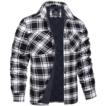 Darius | Herren Holzfällerjacke im karierten Design 5