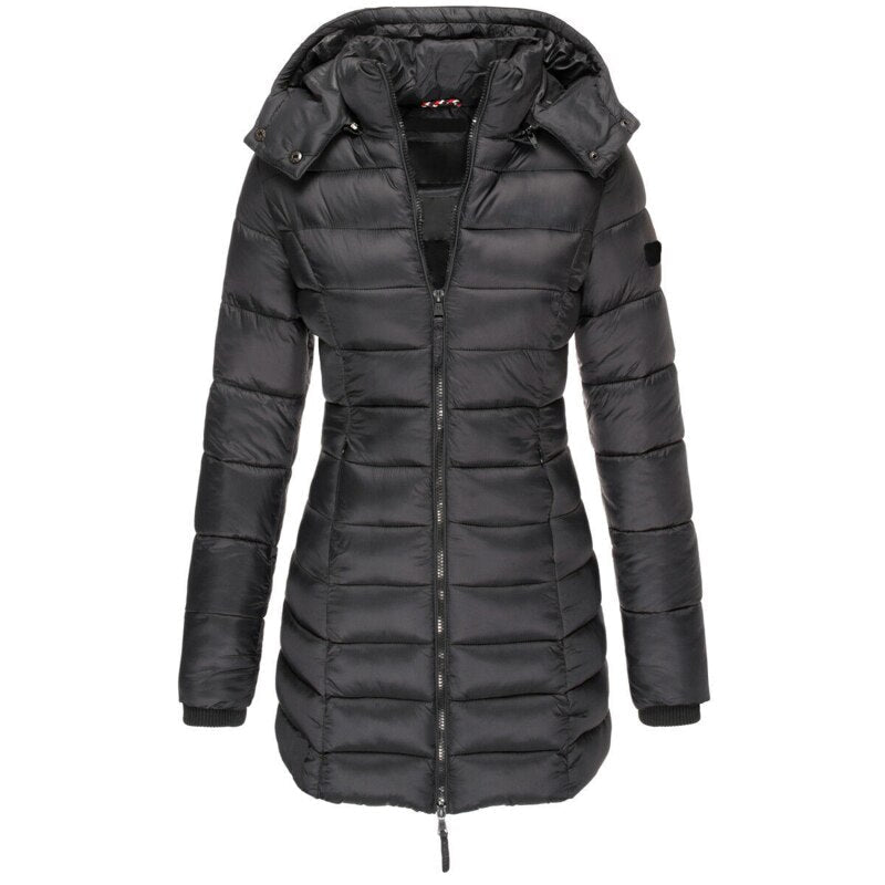 Daunenjacke mit Kapuze für Damen | Leicht | Winter