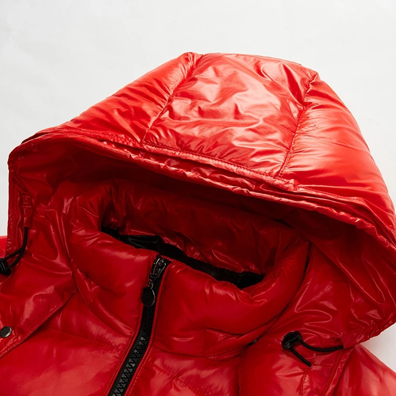 Daunenjacke für Herren, Wasserabweisend, Mit Kapuze | Winter