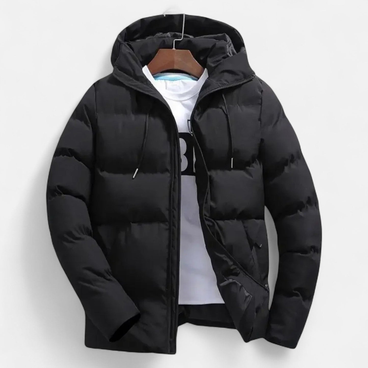 Daunenjacke für Herren | Gestepptes Design | Winter