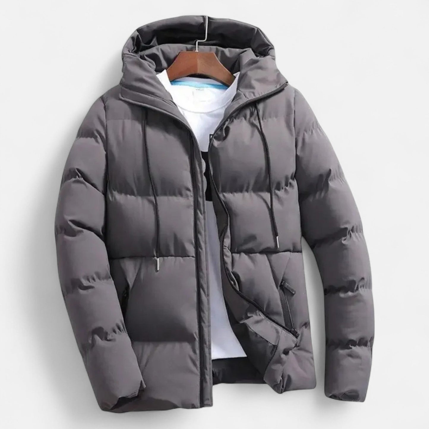 Daunenjacke für Herren | Gestepptes Design | Winter