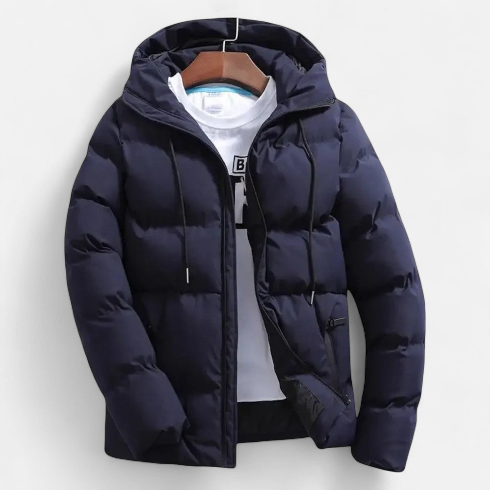 Daunenjacke für Herren | Gestepptes Design | Winter