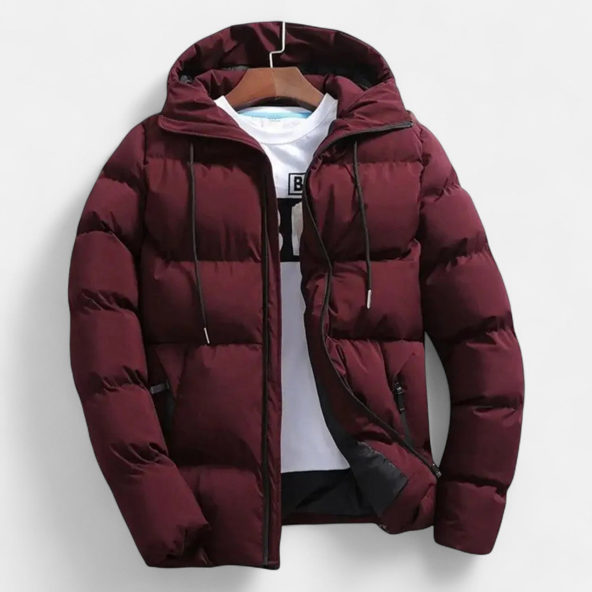 Daunenjacke für Herren | Gestepptes Design | Winter