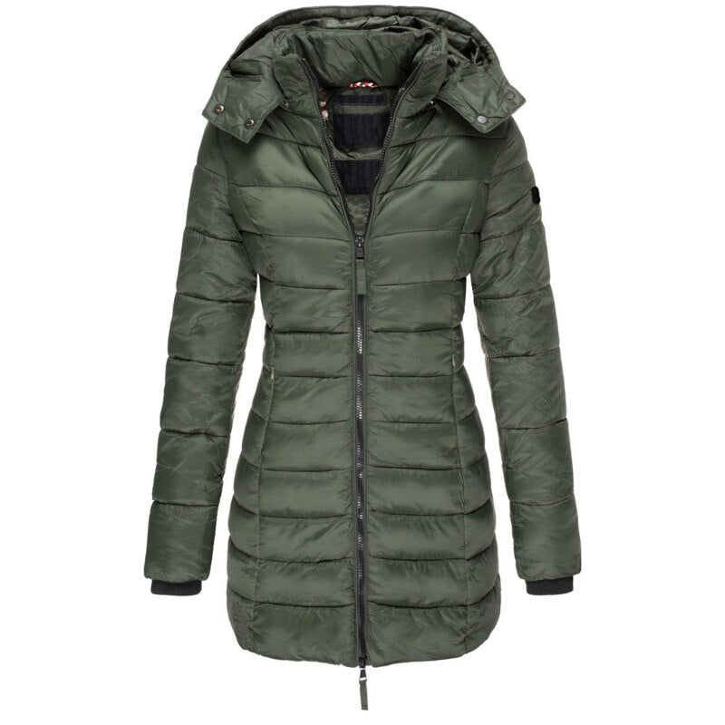 Daunenjacke mit Kapuze für Damen | Leicht | Winter