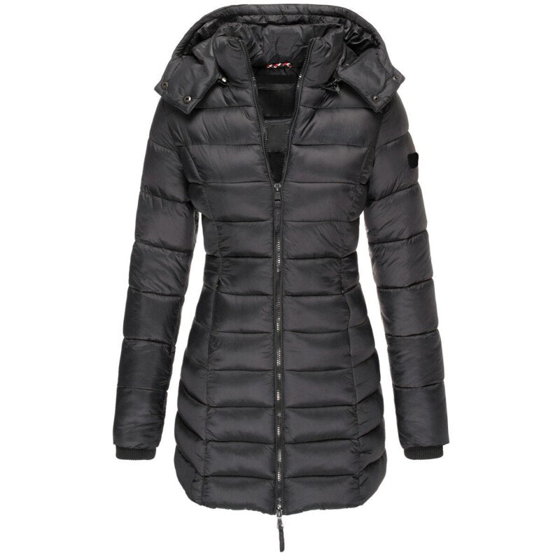Daunenjacke mit Kapuze für Damen | Leicht | Winter