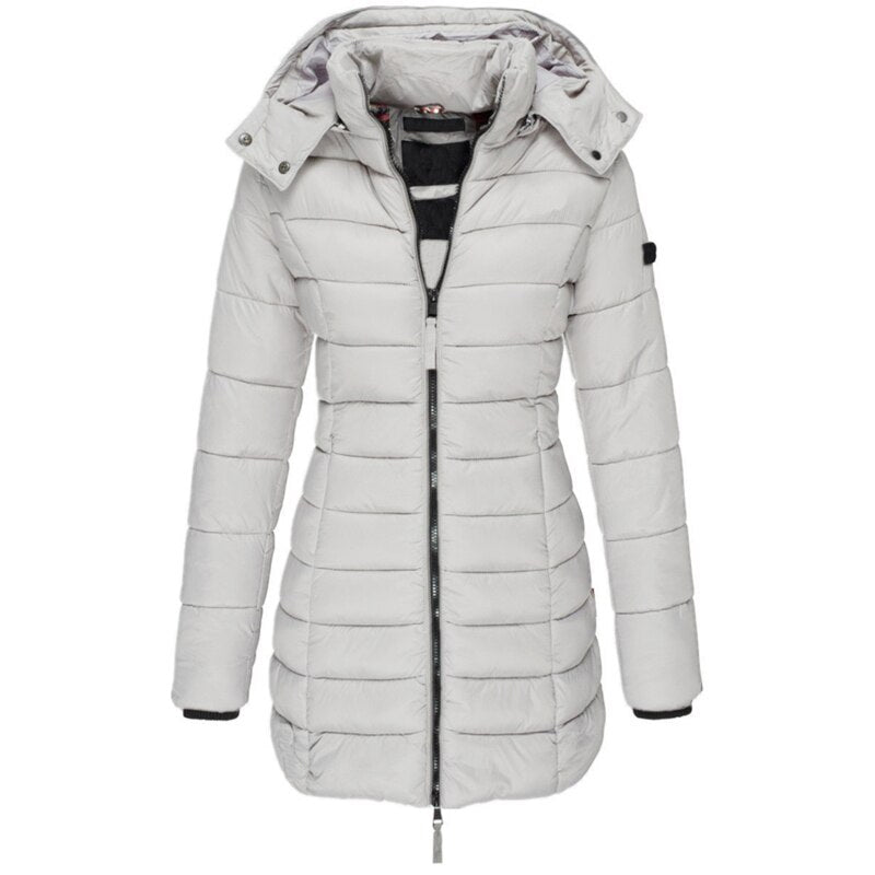 Daunenjacke mit Kapuze für Damen | Leicht | Winter