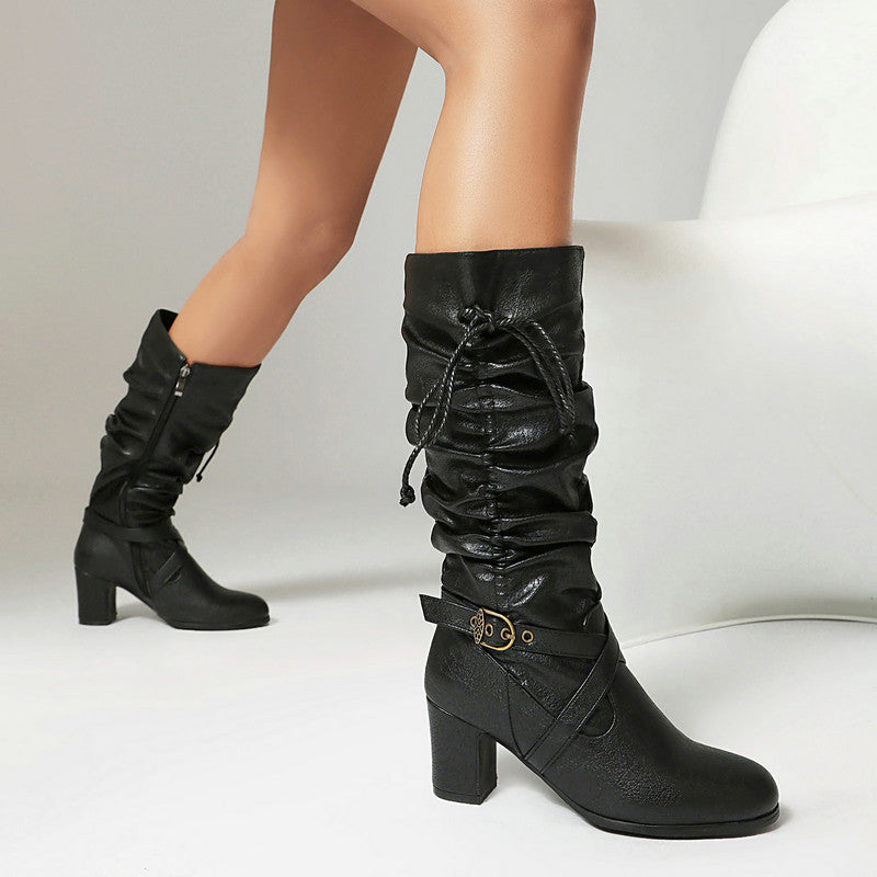 Stiefeletten Damen | Schnalle & Vintage-Look 8