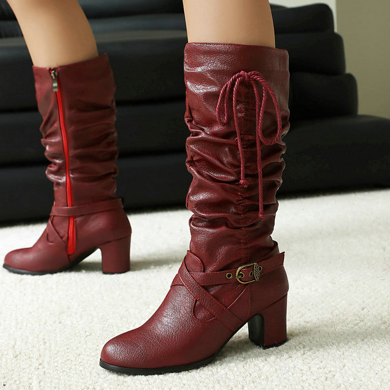 Stiefeletten Damen | Schnalle & Vintage-Look 10