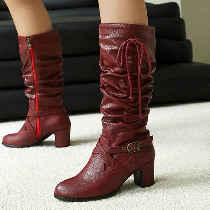 Stiefeletten Damen | Schnalle & Vintage-Look 10