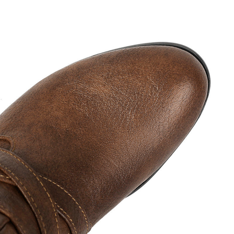 Stiefeletten Damen | Schnalle & Vintage-Look 6