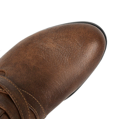 Stiefeletten Damen | Schnalle & Vintage-Look 6