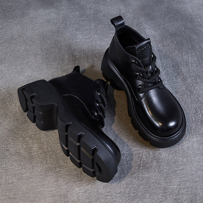 Dirndl Schuhe | Modernes Design Plateauzool Schnürung