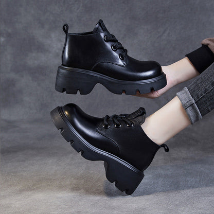 Dirndl Schuhe | Modernes Design Plateauzool Schnürung