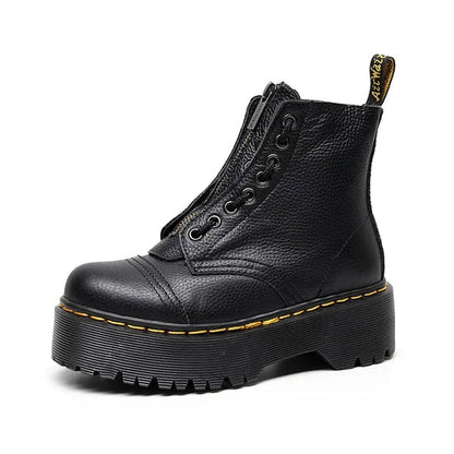 DolceMode | plateaustiefel wirklich leder 0