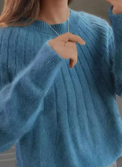 Dollie - Flauschiger Kaschmir-Strickpullover 0