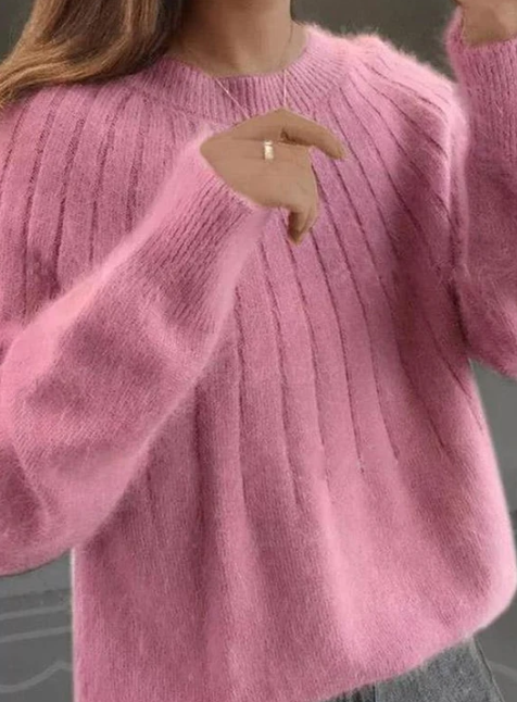 Dollie - Flauschiger Kaschmir-Strickpullover 2