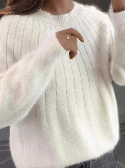 Dollie - Flauschiger Kaschmir-Strickpullover 4
