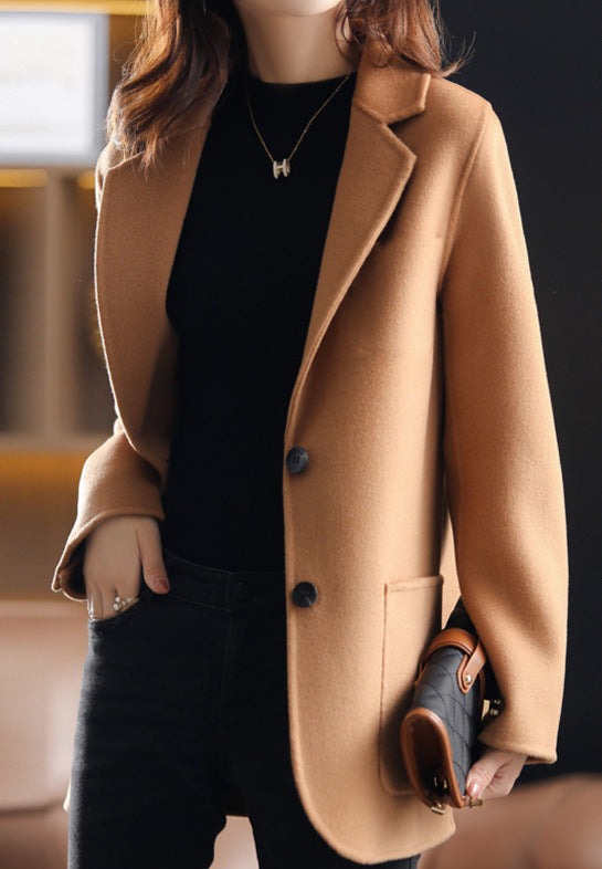 Doris - Herbst und Winter verdickter Tweed Damen Blazer 0