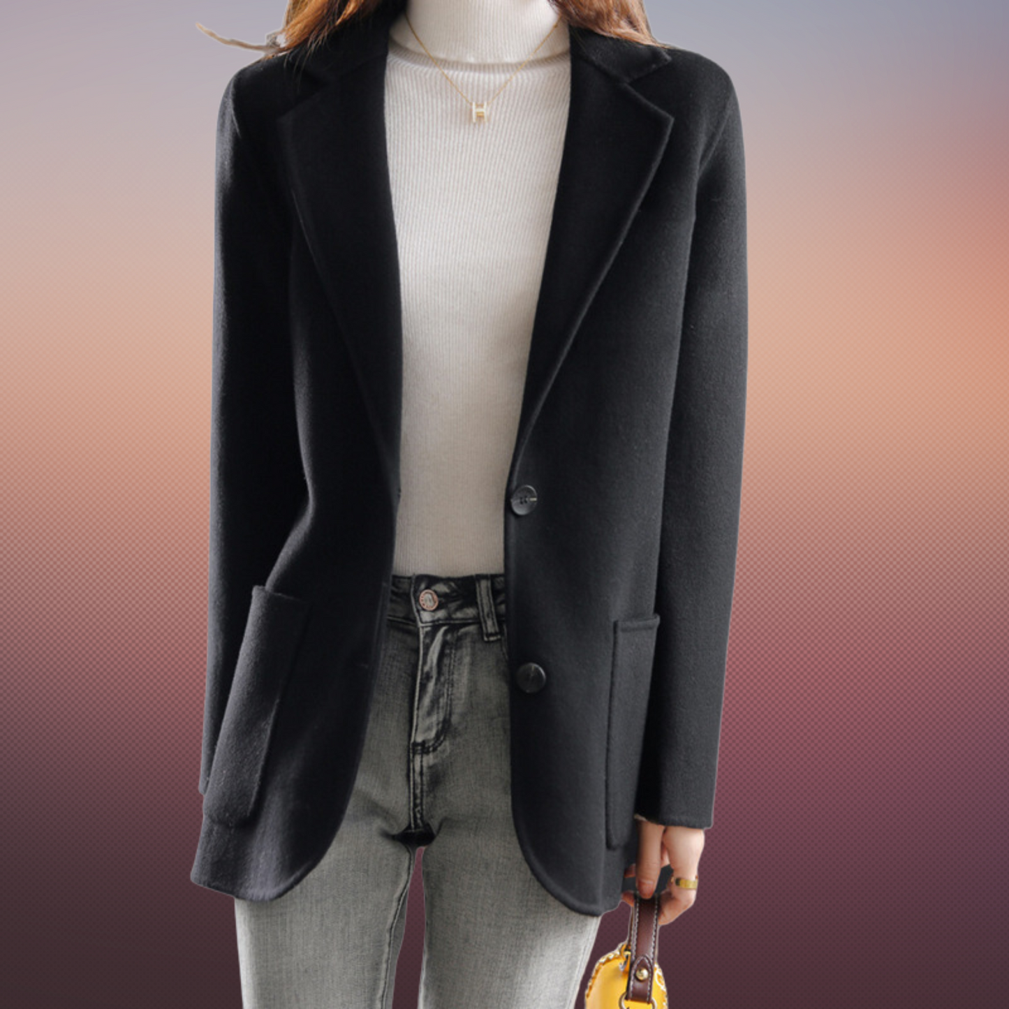 Doris - Herbst und Winter verdickter Tweed Damen Blazer 3