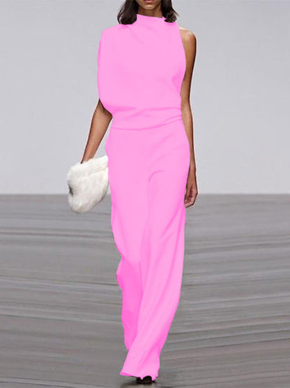 Jumpsuit Damen | Ärmellos & Elegante Weites-Bein-Silhouette