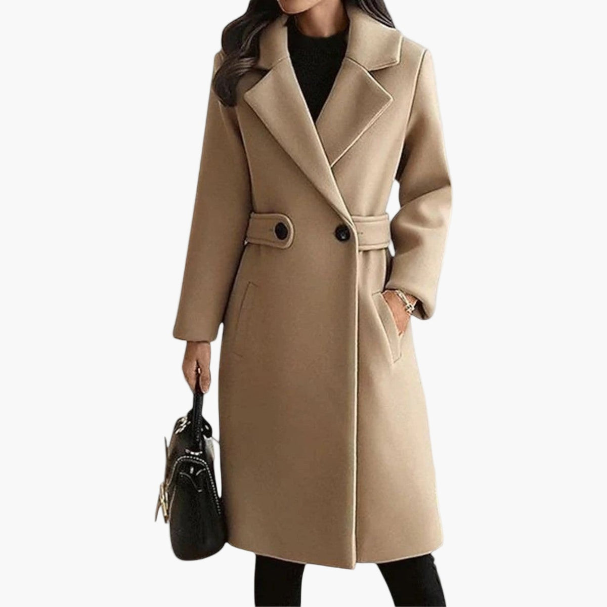 Wintermantel Damen | Doppelknopf & Elegant 1