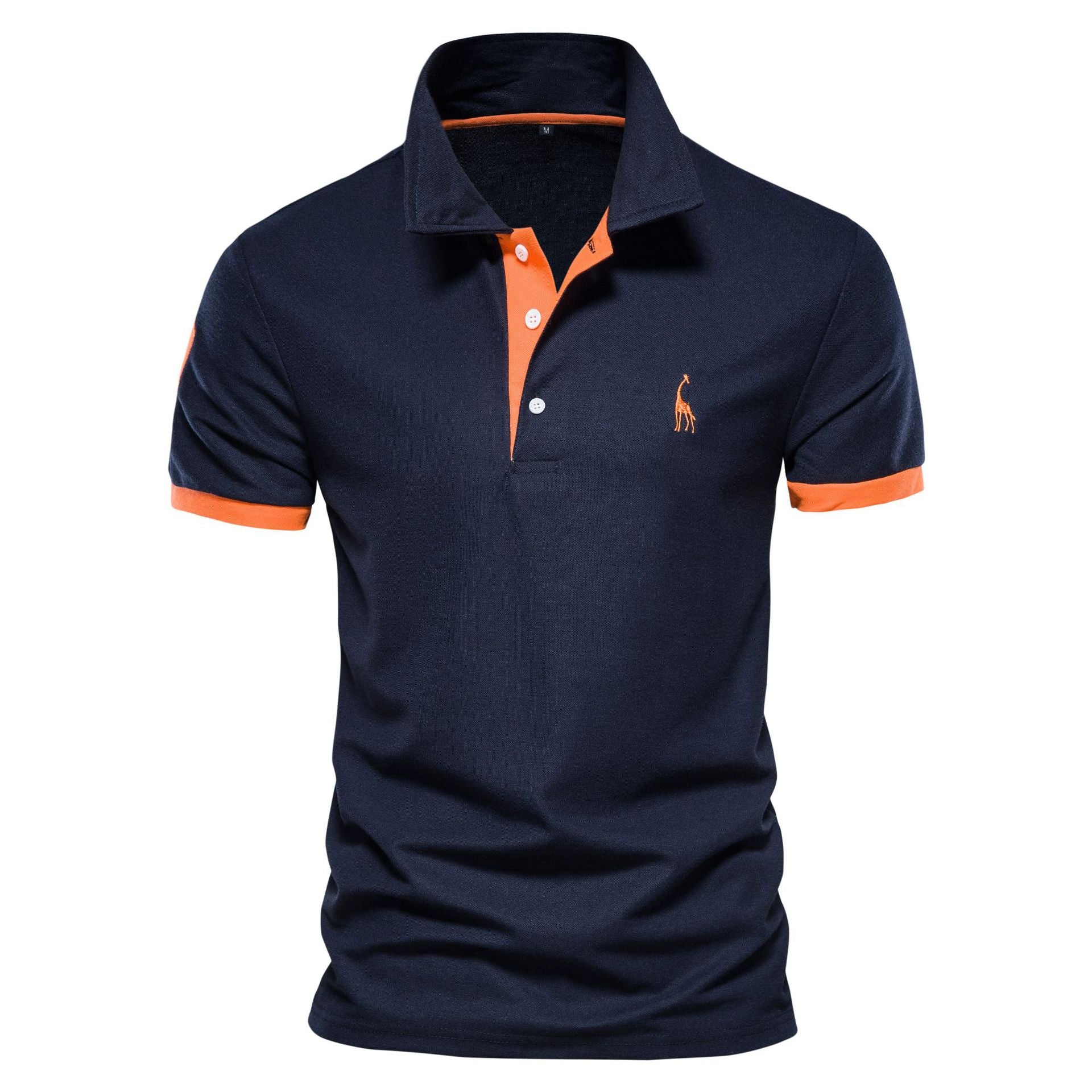 Polohemd Herren | Sportlich-Elegantes Kontrastdesign & Stickerei-Detail
