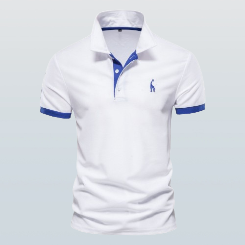 Polohemd Herren | Sportlich-Elegantes Kontrastdesign & Stickerei-Detail