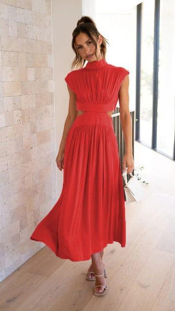 Maxikleid Damen | Cut-Out-Design & Elegante Taillierung