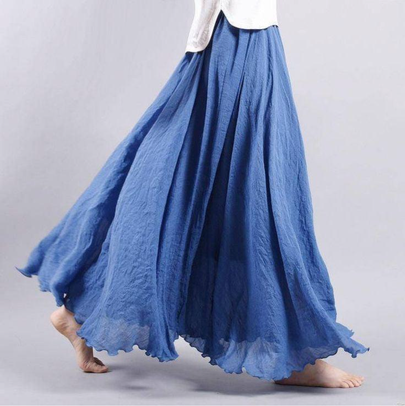 Ellery | Weiter Leinenrock mit Sommerlook 1