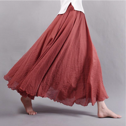 Ellery | Weiter Leinenrock mit Sommerlook 3