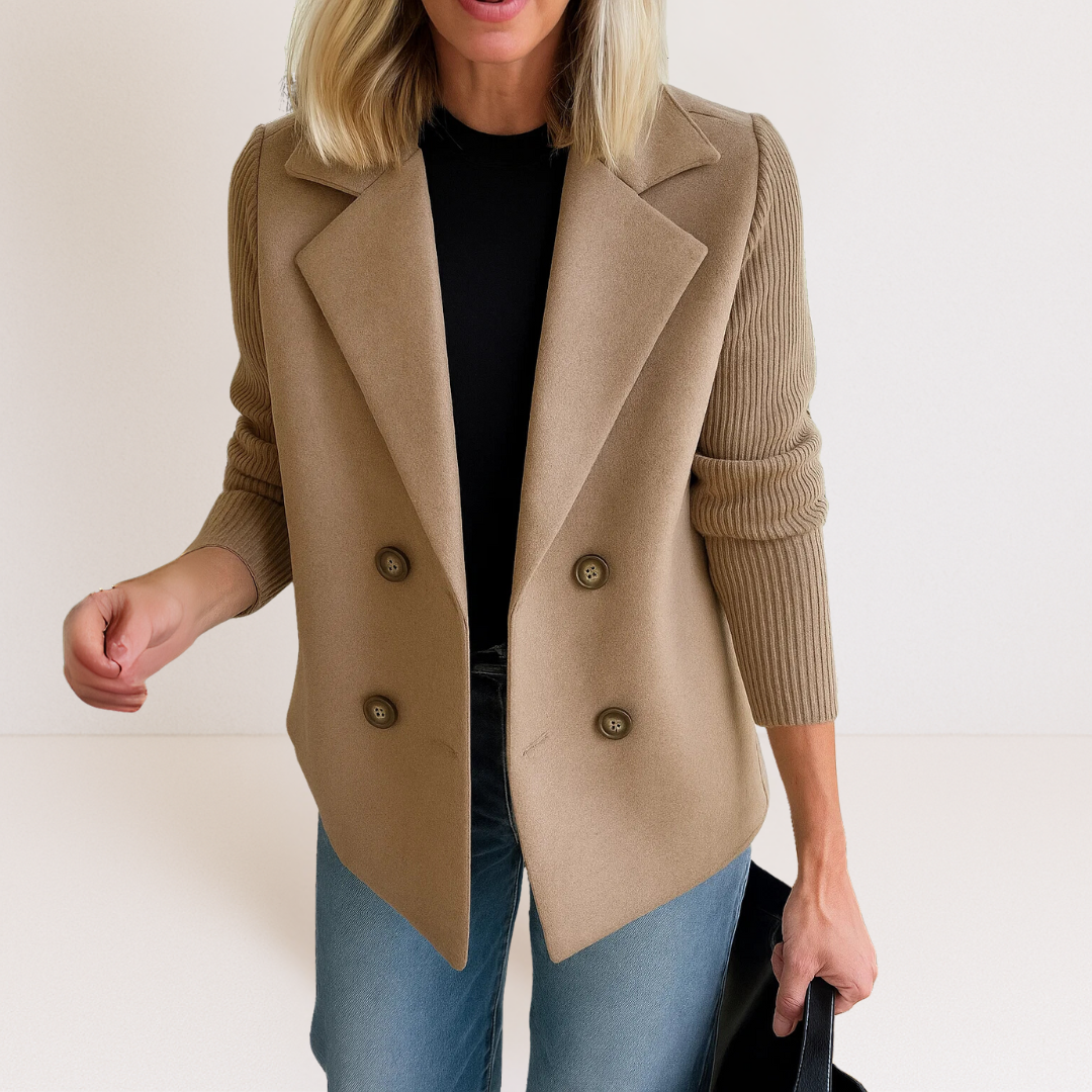 Ewa – Strickblazer mit Knopfleiste 0