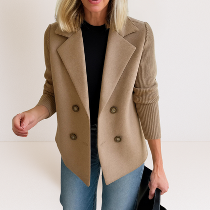 Ewa – Strickblazer mit Knopfleiste 0
