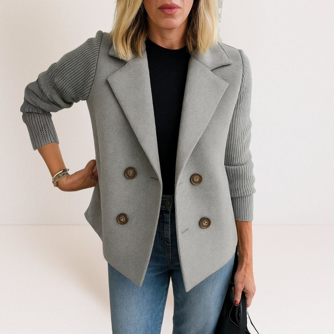 Ewa – Strickblazer mit Knopfleiste 4