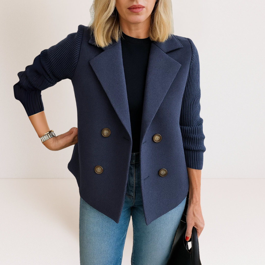 Ewa – Strickblazer mit Knopfleiste 5