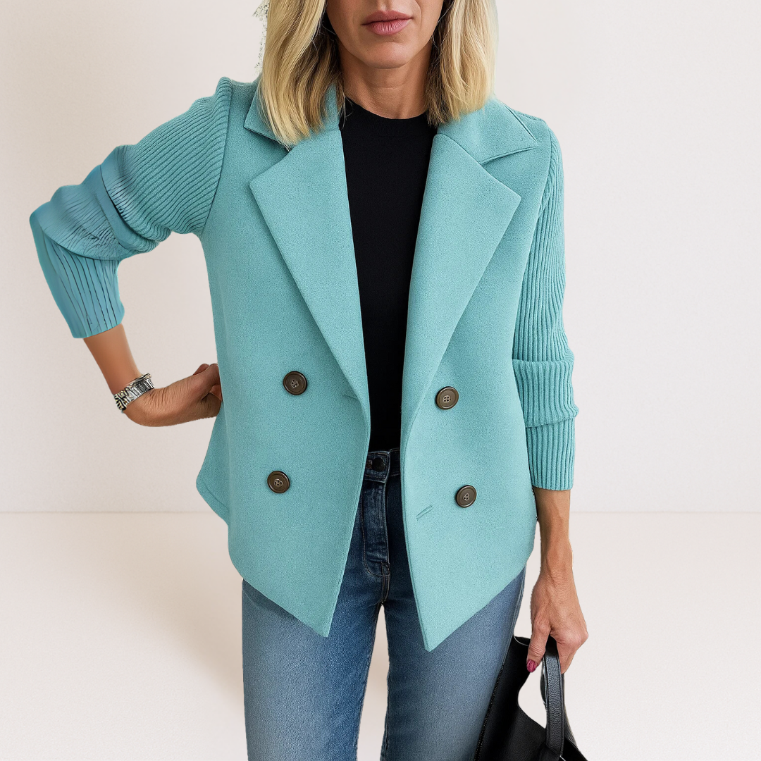 Ewa – Strickblazer mit Knopfleiste 8