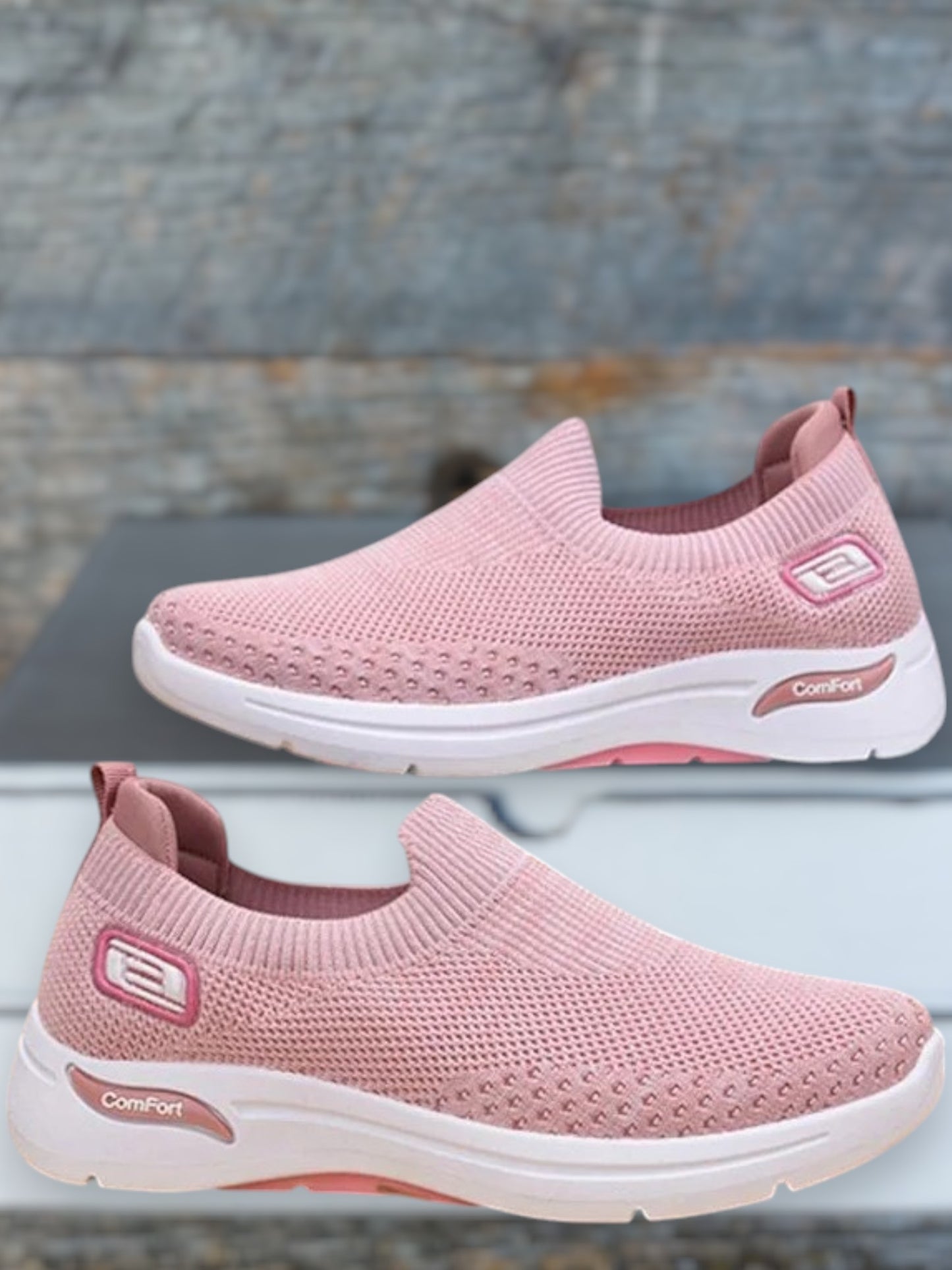 Famke | Sneaker Damen mit Kissenkomfort, Atmungsaktiv und Wetterfest für breite Füße