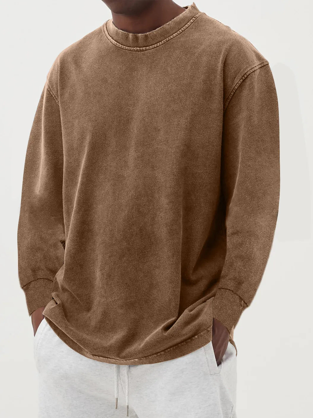 Fabian | Herren Oversized Langarm Strickpullover 9