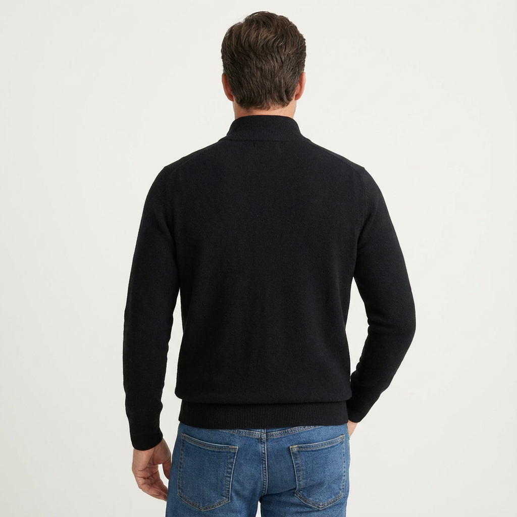 Fabian | Herren Quarter-Zip Pullover Stehkragen 2