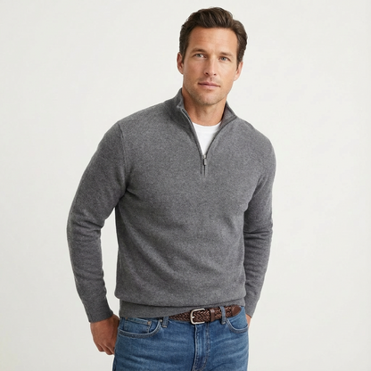 Fabian | Herren Quarter-Zip Pullover Stehkragen 8