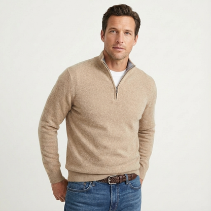 Fabian | Herren Quarter-Zip Pullover Stehkragen 9