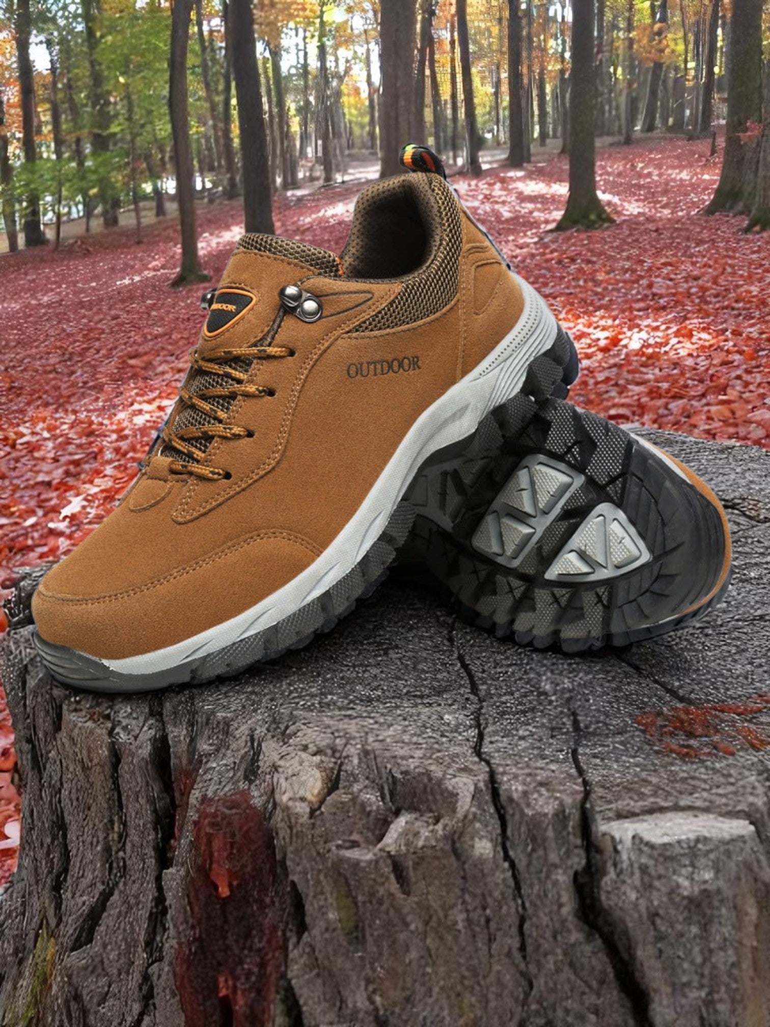 Fedde | Ergonomische Wanderschuhe für Damen und Herren aus robustem Leder mit breiter Zehenbox und rutschfester Sohle