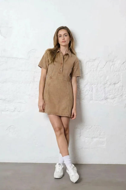 Figurbetontes Jeanskleid 5