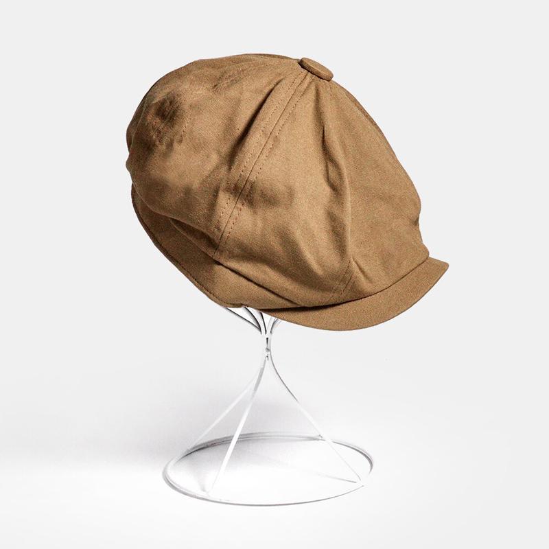 Flache Mütze für Männer aus Mischgewebe im Vintage-Retro-Stil für kalte Tage