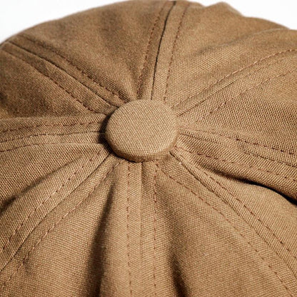 Flache Mütze für Männer aus Mischgewebe im Vintage-Retro-Stil für kalte Tage