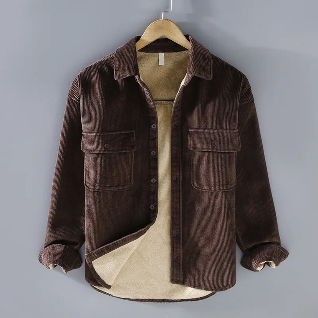 Fleecejacke für Damen und Herren | Hüftlanger Cord