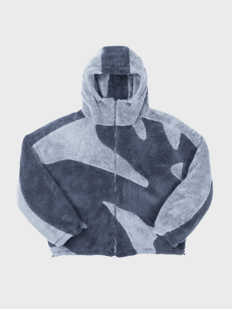 Fleecejacke für Herren | Urbanes minimalistisches Design | Winter